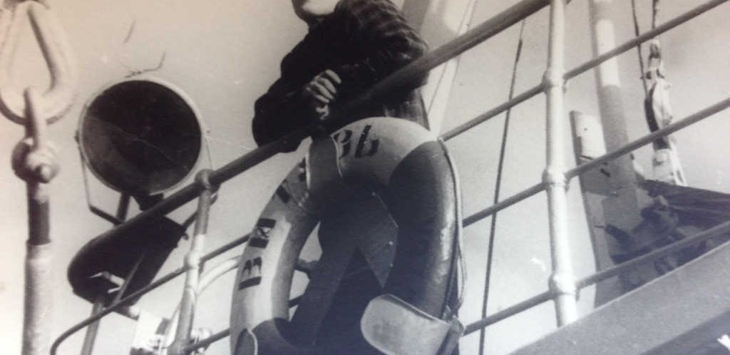 О. Мамаев на НИС Витязь.1953